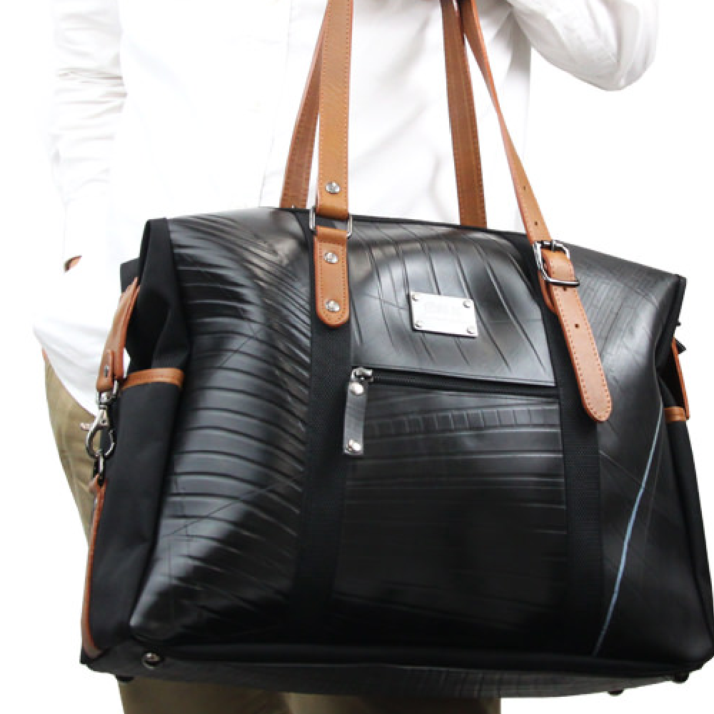 ボストントートバッグ-ブラウン-1175【アウトレット製品】