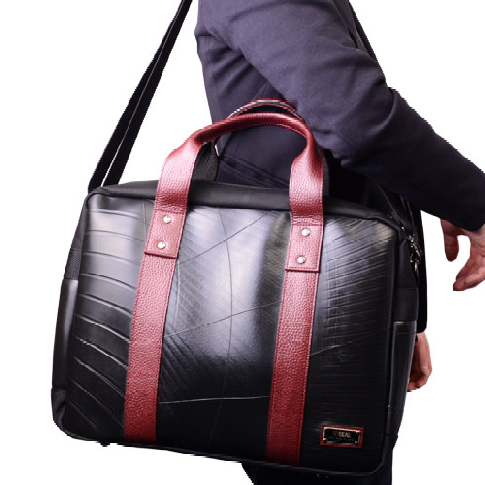 プレーンビジネスバッグ-ボルドー-2098【アウトレット製品】