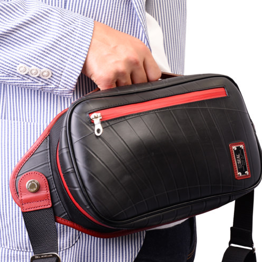 ショルダーボディバッグ-レッド-2078【アウトレット製品】