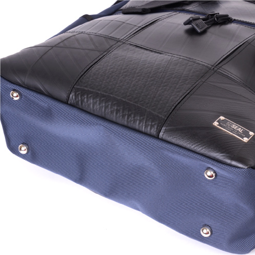 モザイクトートバッグ-ネイビー-1179【アウトレット製品】