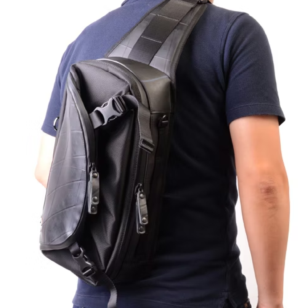 ワンショルダーバッグ エクスパンダブル-ネイビー-1171【アウトレット製品】