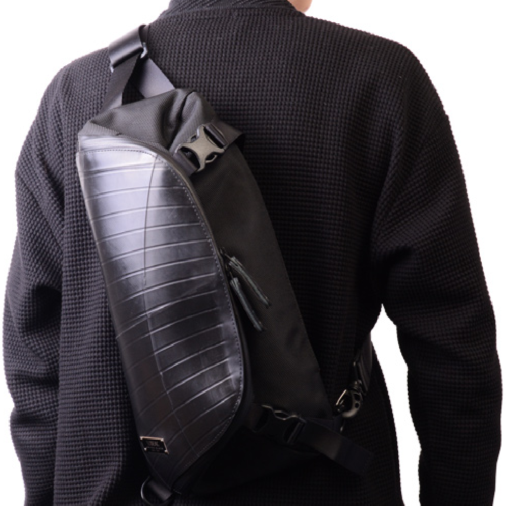 ワンショルダーバッグ エクスパンダブル Lite-ブラック-2071【アウトレット製品】