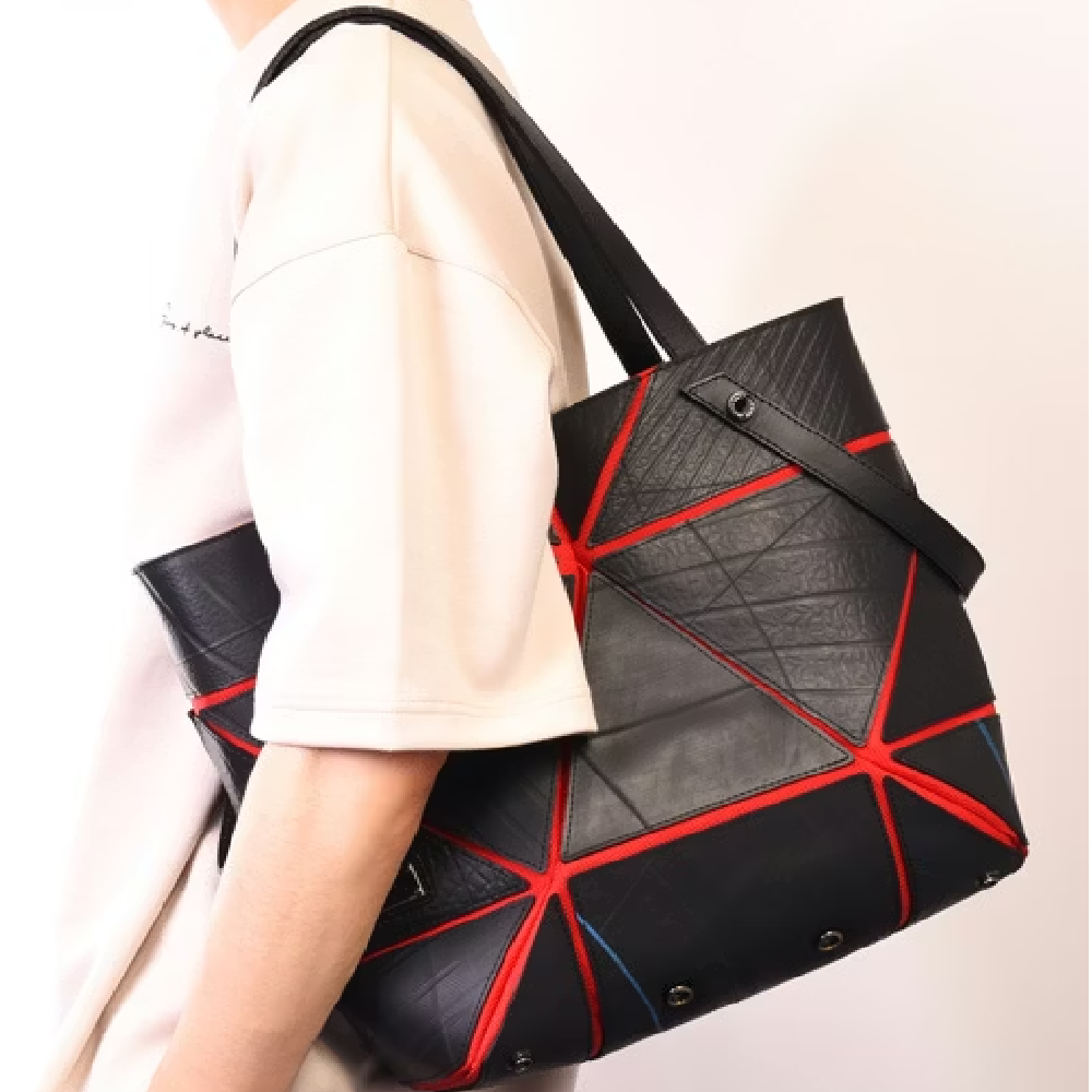 アッセンブルバッグ-ブラック×レッド-1182【アウトレット製品】