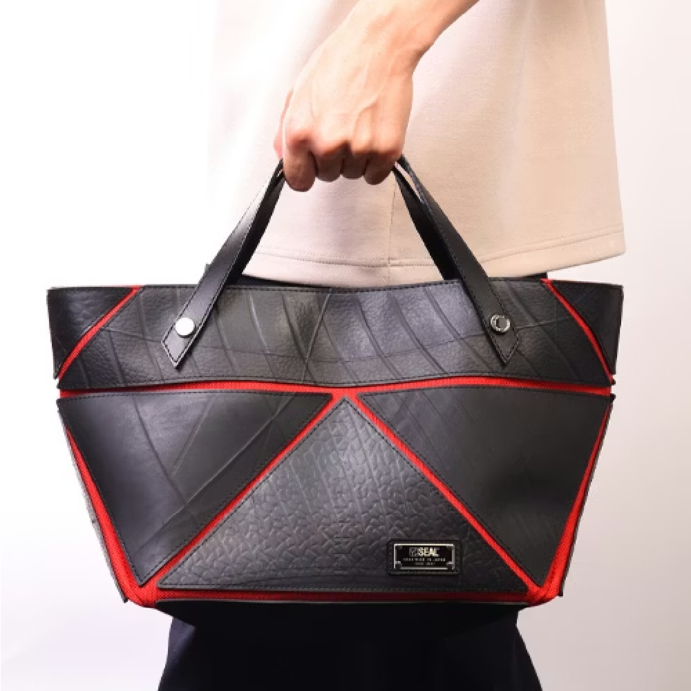 アッセンブルバッグ-ブラック×レッド-1182【アウトレット製品】