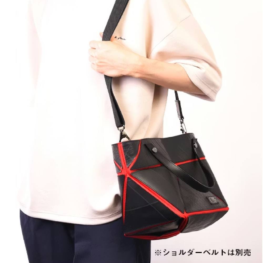 アッセンブルバッグ-ブラック×レッド-1182【アウトレット製品】