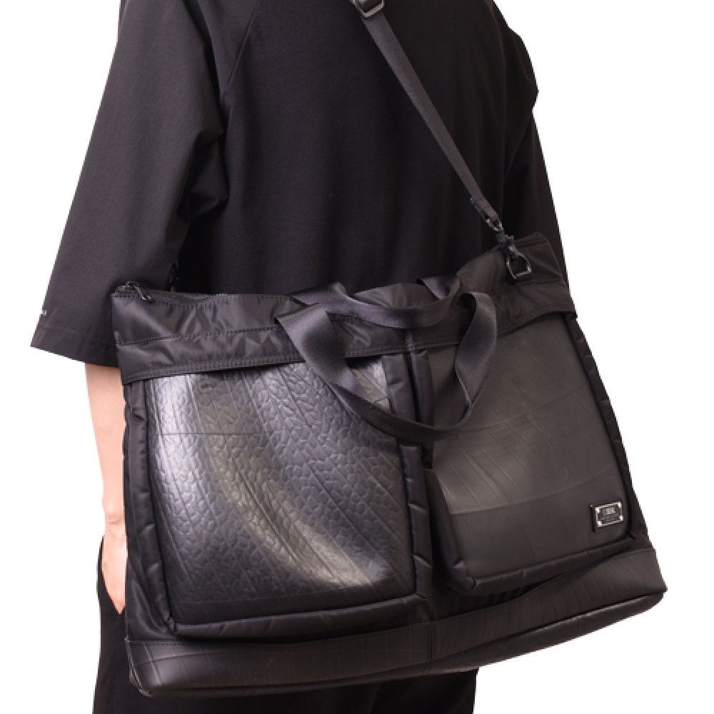 2WAY ヘルメット BAG MA-1 model-ブラック-2099【アウトレット製品】