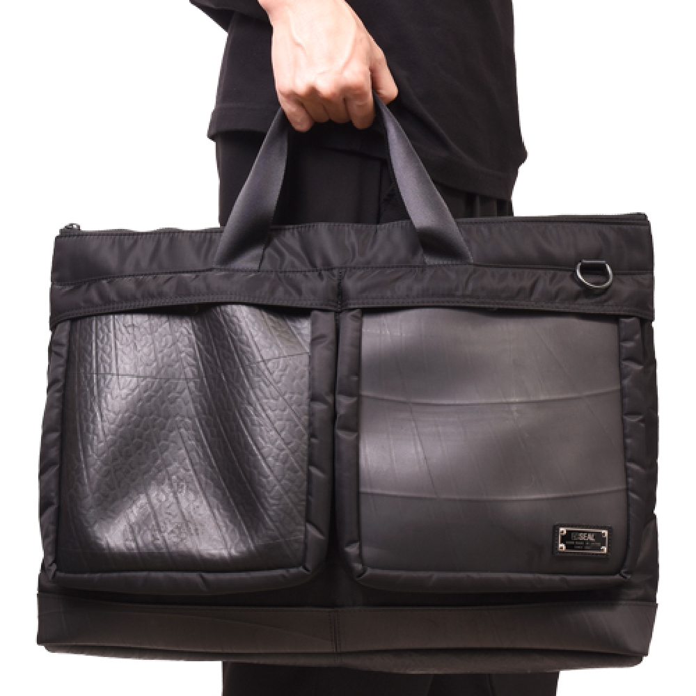 2WAY ヘルメット BAG MA-1 model-ブラック-2099【アウトレット製品】