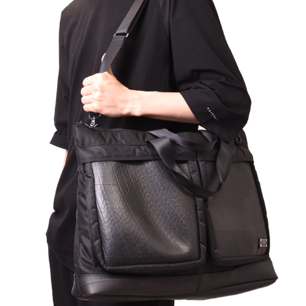 2WAY ヘルメット BAG MA-1 model-ブラック-2099【アウトレット製品】