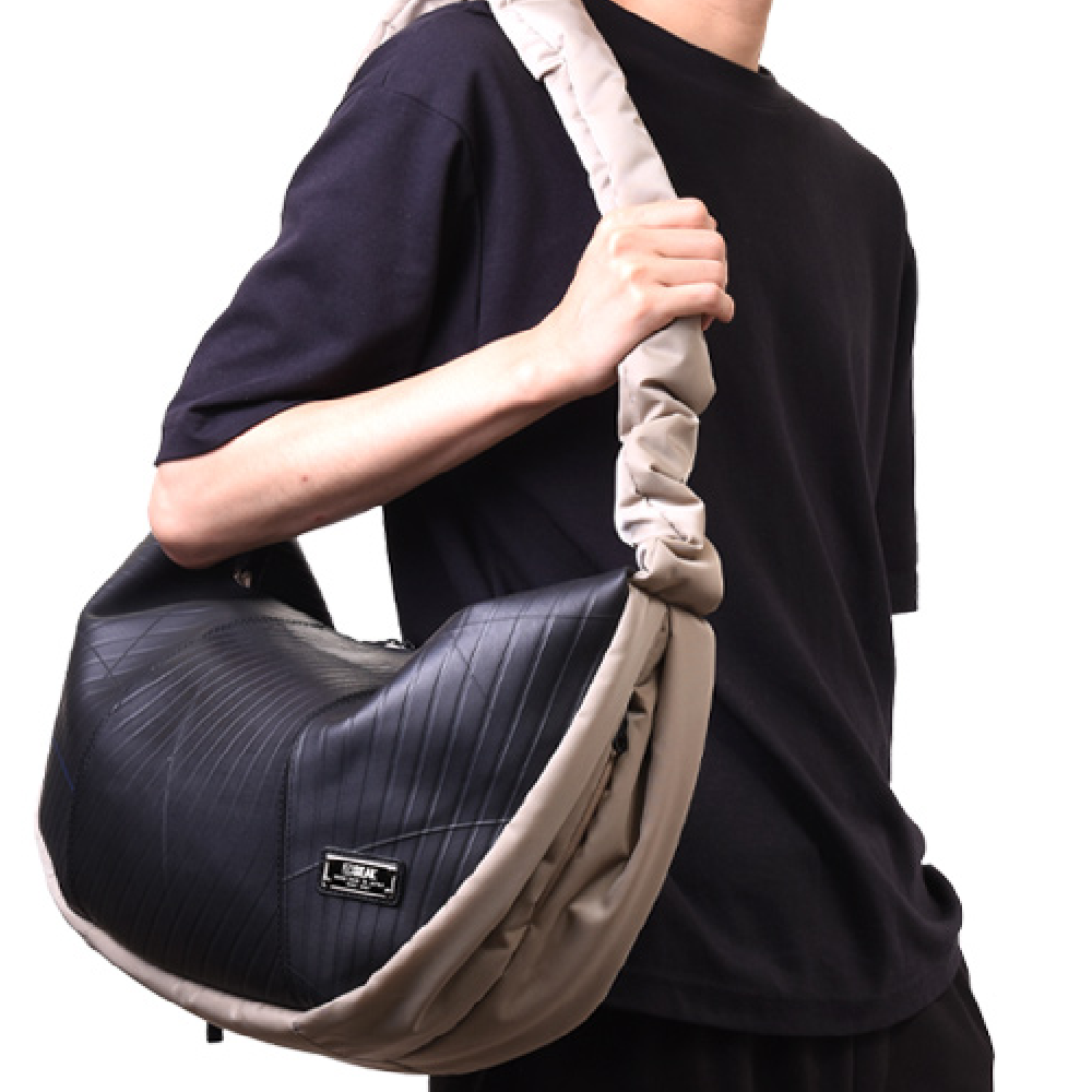 シャーリングショルダーバッグ-ラテ-1173【アウトレット製品】