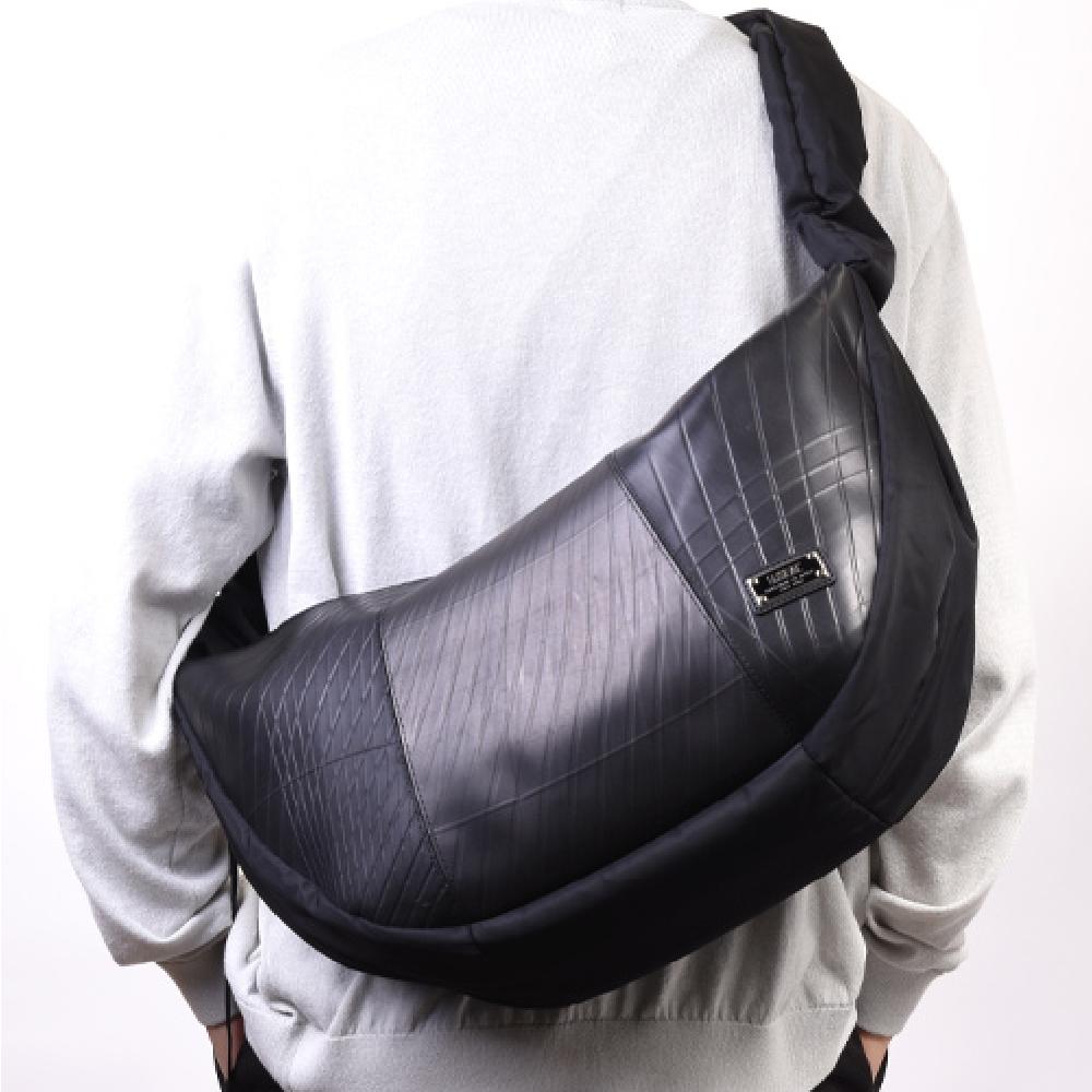 シャーリングショルダーバッグ -ブラック-1156【アウトレット製品】