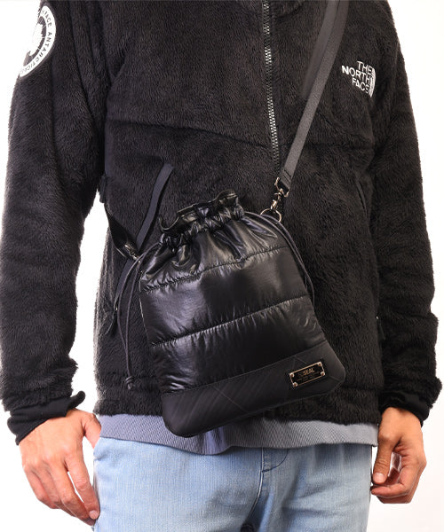 藤倉航装コラボ／巾着サコッシュバッグ AIR MODEL-2010【アウトレット製品】