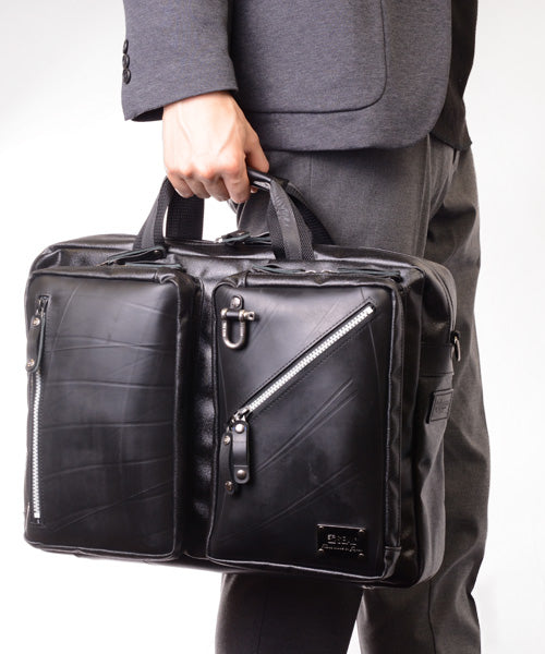 森野帆布コラボ／3WAYビジネスバッグ　ナイトライドモデル-2025【アウトレット製品】