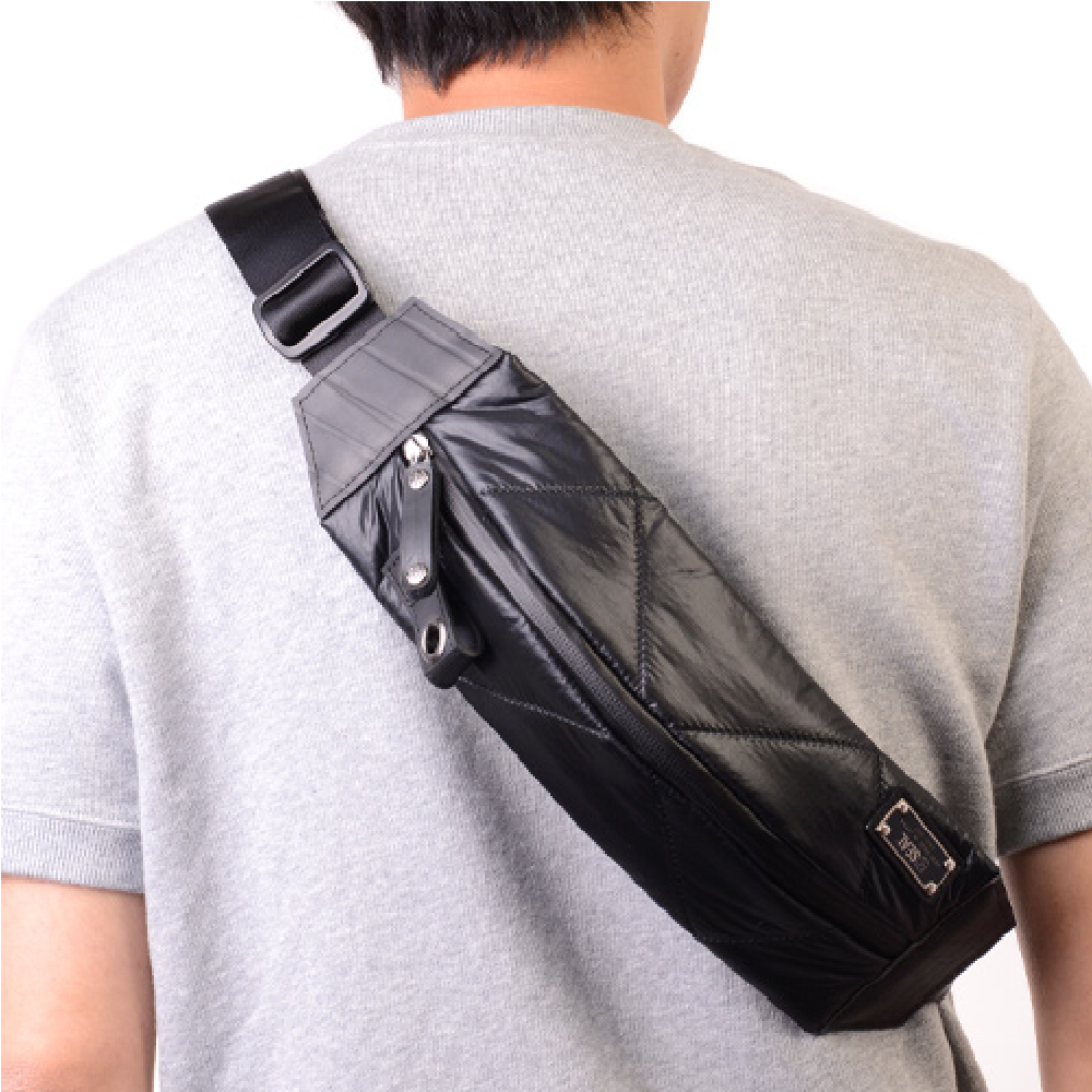 藤倉航装コラボ／ボディバッグ AIR MODEL-ネイビー-2076【アウトレット製品】