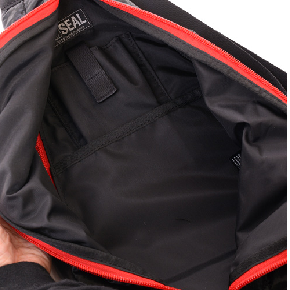 藤倉航装コラボ／ワンショルダーバッグspiral AIR MODEL-ブラック-1188【アウトレット製品】