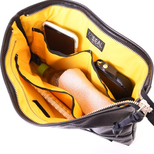 キルティングクラッチバッグ-ネイビー-1180【アウトレット製品】