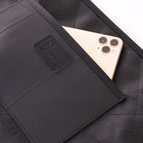 キルティングクラッチバッグ-ネイビー-1180【アウトレット製品】