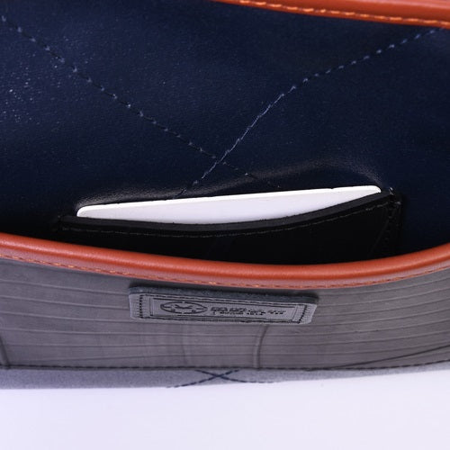 キルティングクラッチバッグ-ネイビー-1180【アウトレット製品】